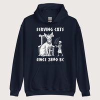 Navy Serving Cats Since 2890 BC Hoodie - history buff gift by HistoHead