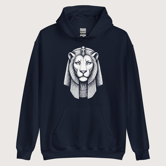 Navy Sekhmet Hoodie - history buff gift by HistoHead