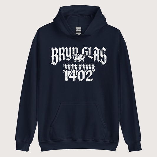 Navy Battle of Bryn Glas 1402 Hoodie - history buff gift by HistoHead