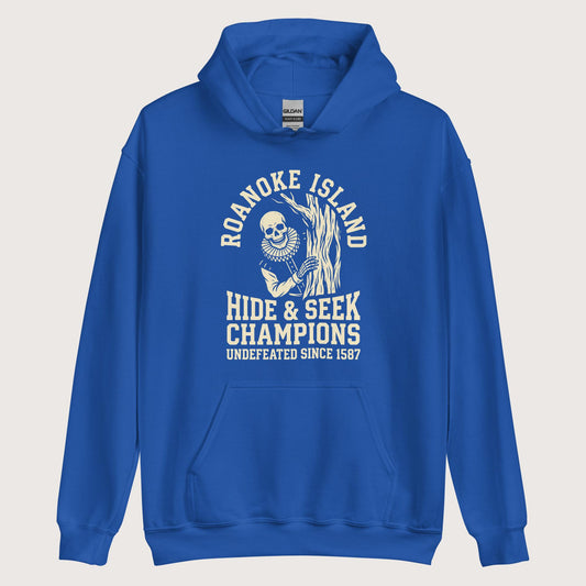 Royal Roanoke Island Hide & Seek Hoodie - history buff gift by HistoHead