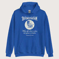 Royal Defenestration When Life Closes A Door But Opens A Window Hoodie - history buff gift by HistoHead