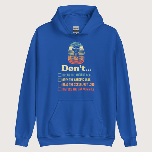 Royal King Tutankhamun Advice Hoodie - history buff gift by HistoHead