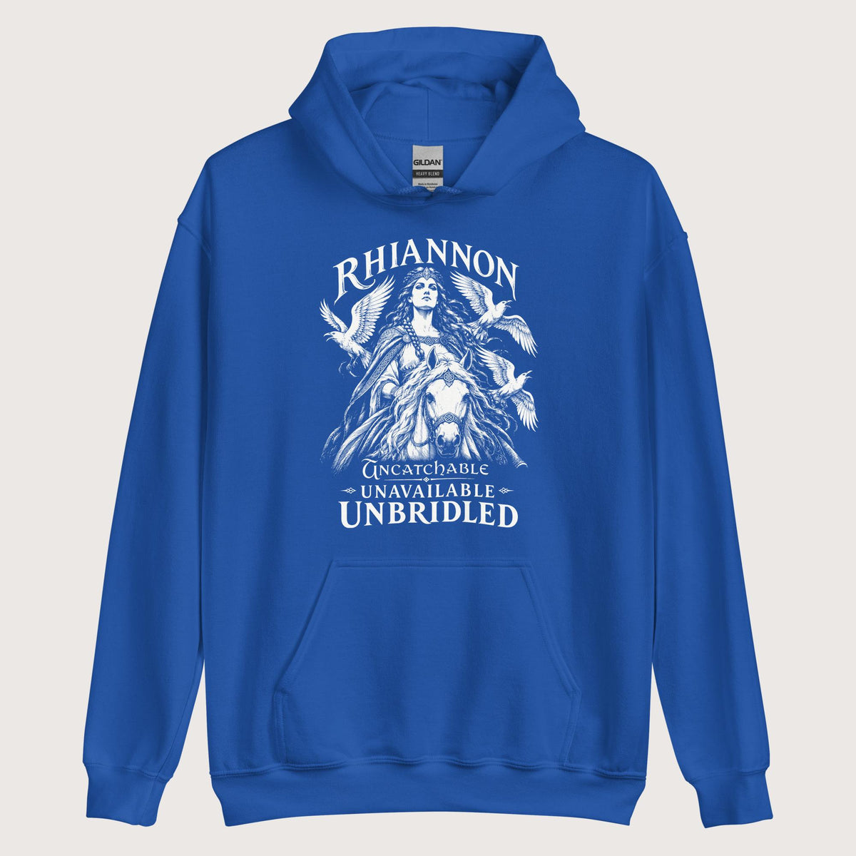 Royal Rhiannon Uncatchable Unavailable Unbridled Hoodie - history buff gift by HistoHead