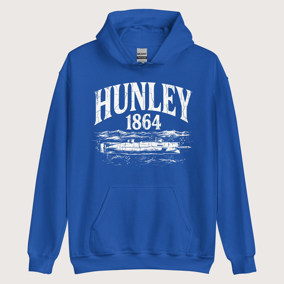 Royal Hunley Submarine Hoodie - history buff gift by HistoHead