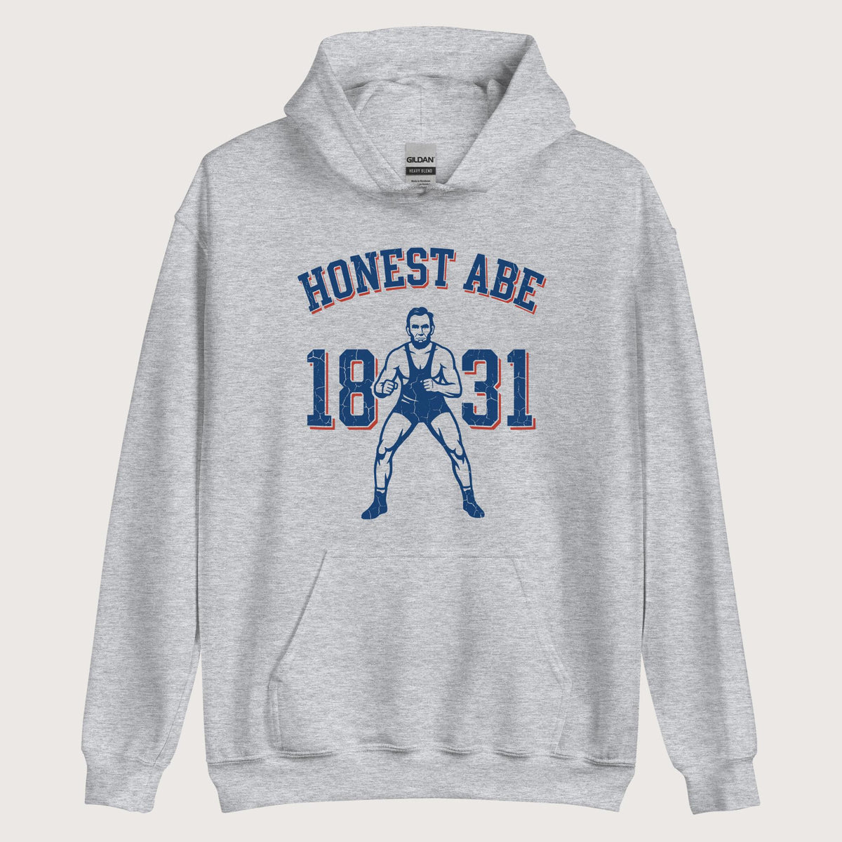 Sport Grey Lincoln 1831 Hoodie - history buff gift by HistoHead