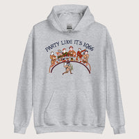 Sport Grey Bayeux Tapestry Party Like It's 1066 Hoodie - history buff gift by HistoHead