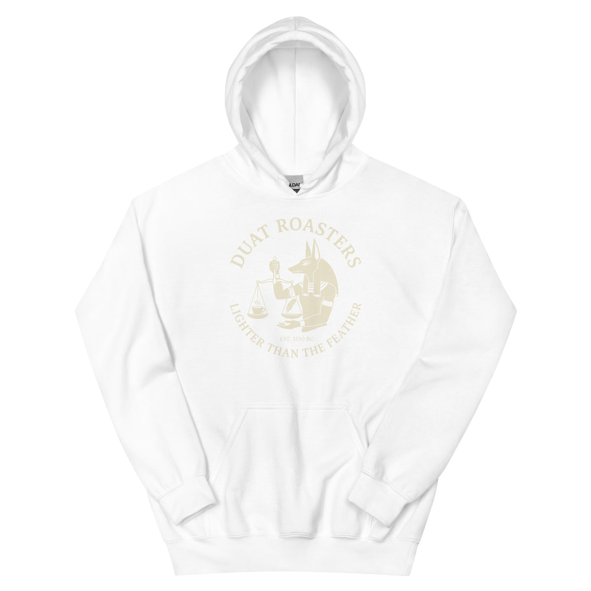 White Duat Roasters Hoodie - history buff gift by HistoHead