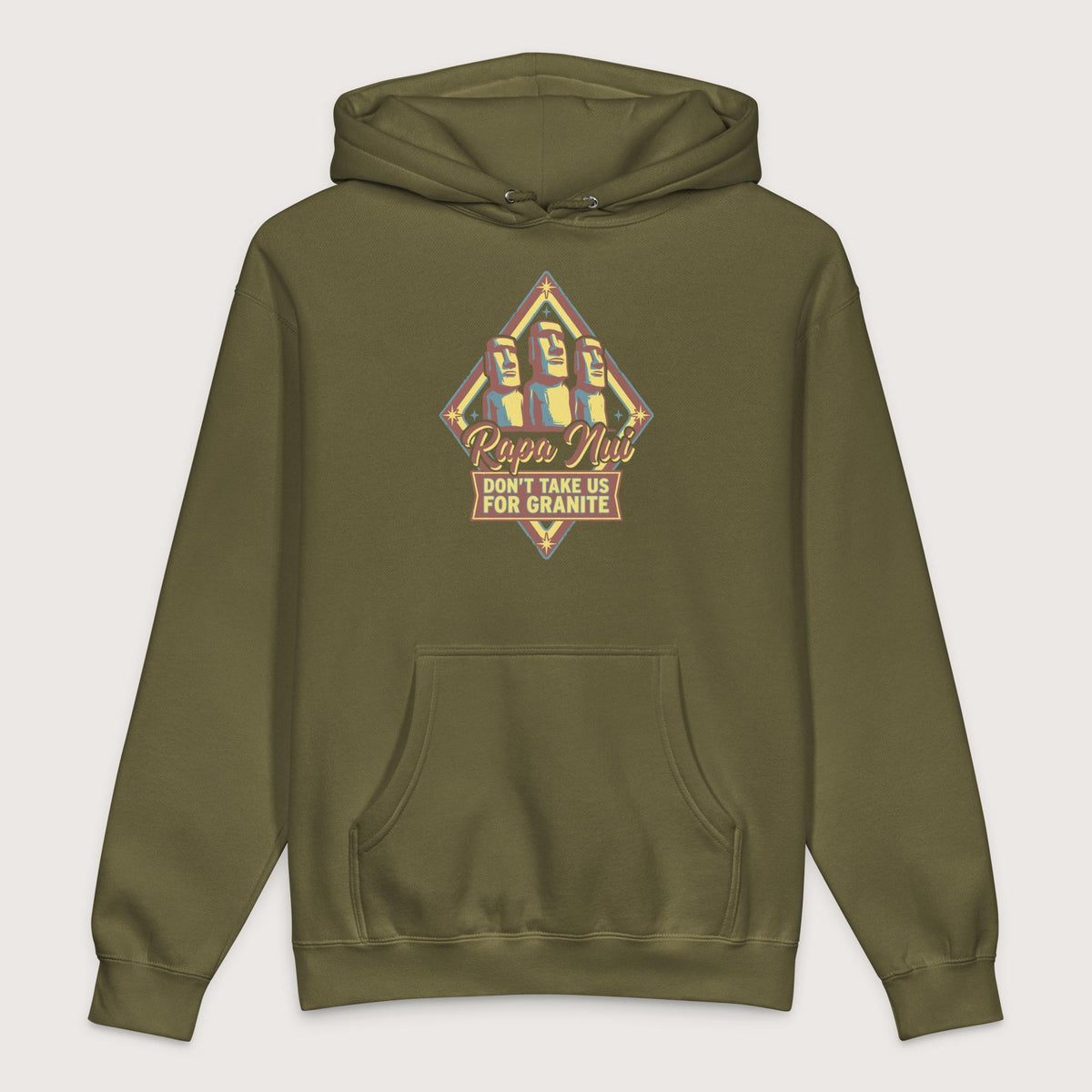 Army Rapa Nui Moai - Premium Hoodie - history buff gift by HistoHead