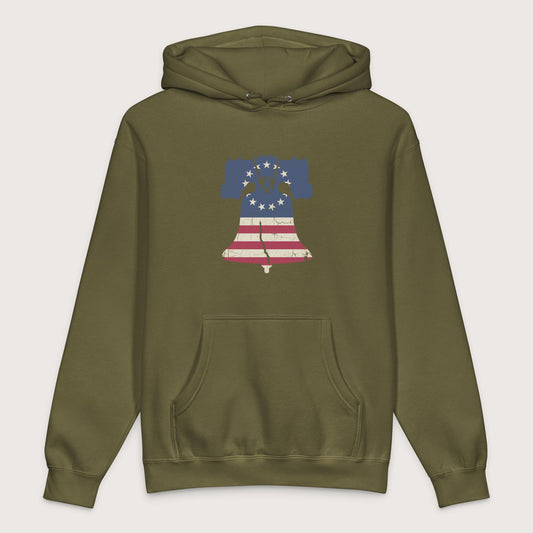 Army Liberty Bell - Premium Hoodie - history buff gift by HistoHead
