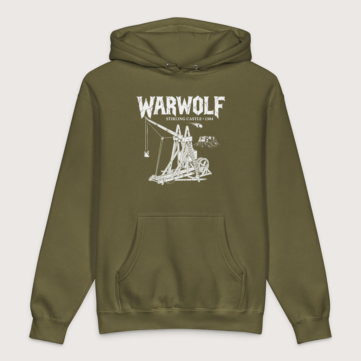 Army Warwolf Trebuchet - Premium Hoodie - history buff gift by HistoHead