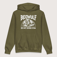 Army Beowulf That Is No Pleasant Place Old English - Premium Hoodie - history buff gift by HistoHead