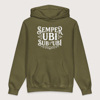 Army Latin Pun Semper Ubi Sub Ubi - Premium Hoodie - history buff gift by HistoHead