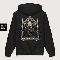 Black Bring Out Your Dead - Premium Hoodie - Back Print - history buff gift by HistoHead