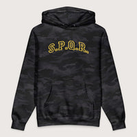 Black Camo SPQR - Premium Hoodie - history buff gift by HistoHead