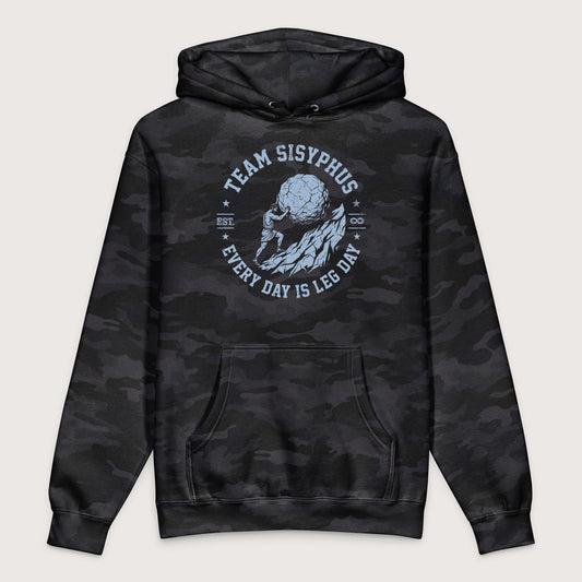 Black Camo Team Sisyphus - Premium Hoodie - history buff gift by HistoHead