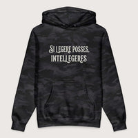 Black Camo If You Could Read It You Would Understand in Latin - Premium Hoodie - history buff gift by HistoHead