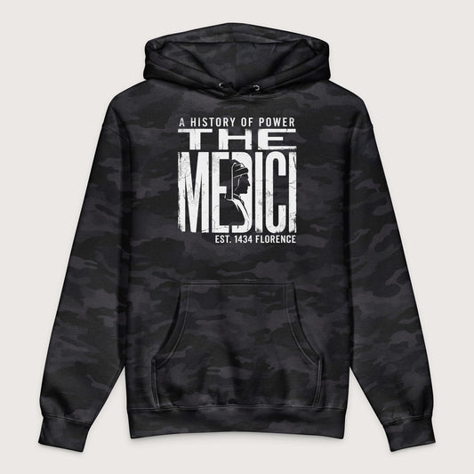 Black Camo The Medici - Premium Hoodie - history buff gift by HistoHead