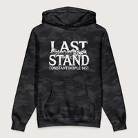Black Camo Last Stand Constantinople 1453 - Premium Hoodie - history buff gift by HistoHead