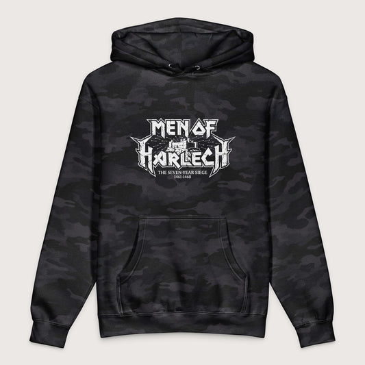 Black Camo Men of Harlech - Premium Hoodie - history buff gift by HistoHead