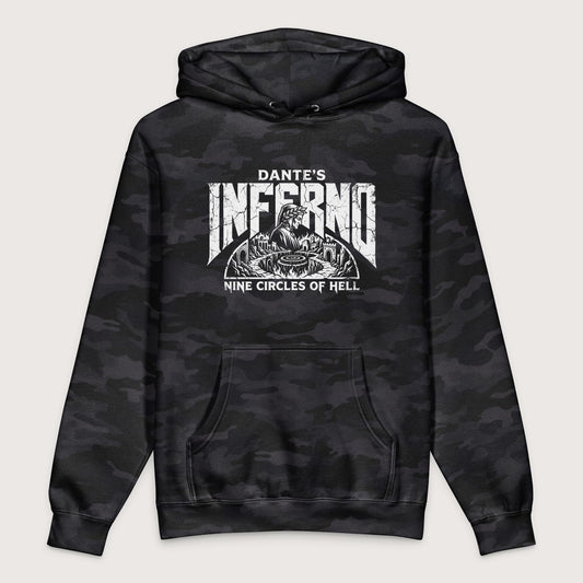 Black Camo Dante's Inferno - Premium Hoodie - history buff gift by HistoHead