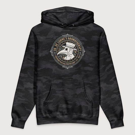 Black Camo Dr. De Lorme's Aromatherapy - Premium Hoodie - history buff gift by HistoHead
