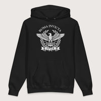 Black Roma Invicta - Premium Hoodie - history buff gift by HistoHead