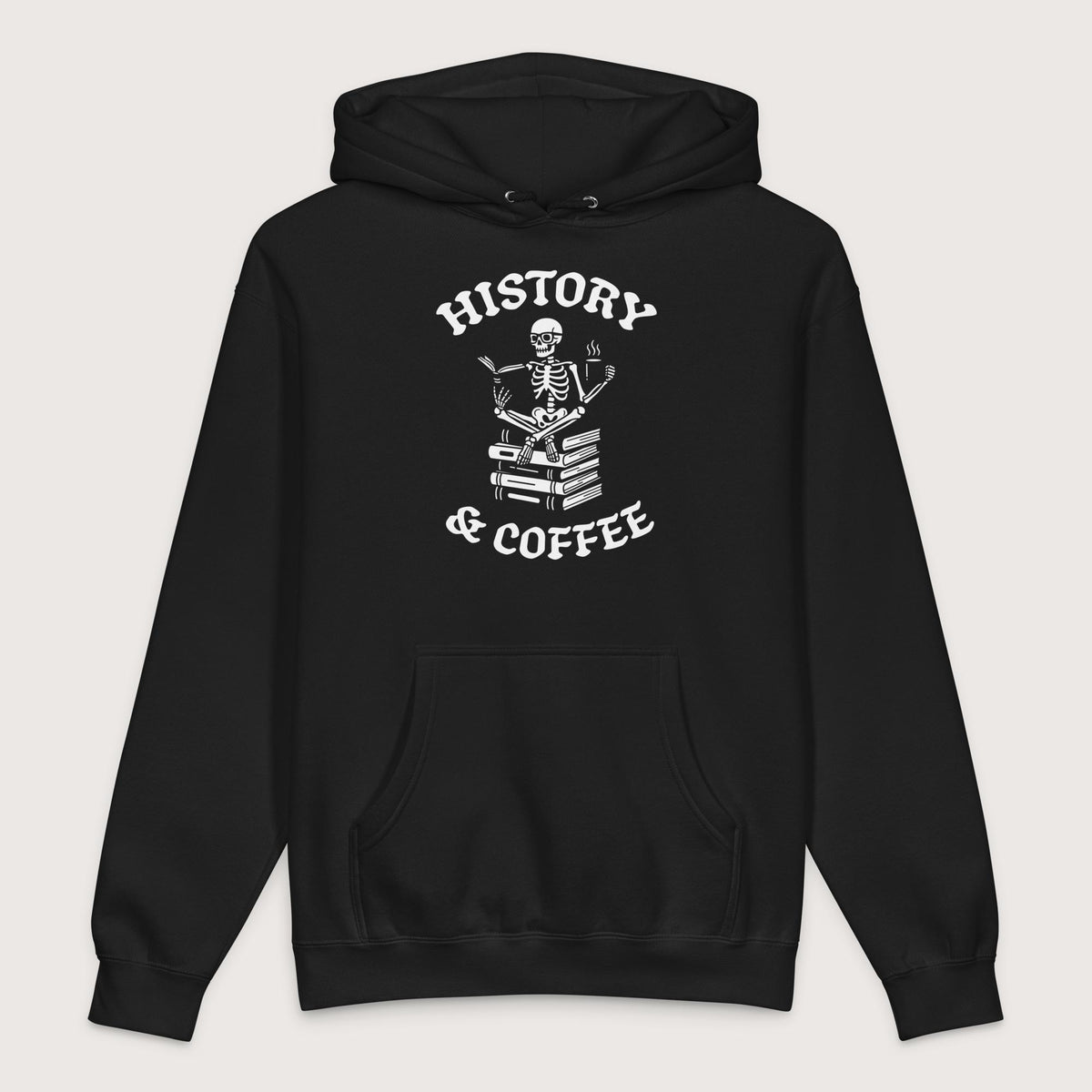 Black History & Coffee - Premium Hoodie - history buff gift by HistoHead