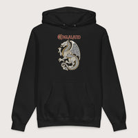 Black Englaland Dragon - Premium Hoodie - history buff gift by HistoHead