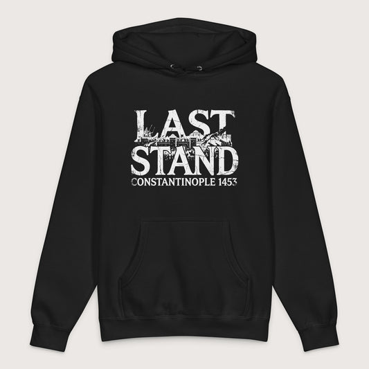 Black Last Stand Constantinople 1453 - Premium Hoodie - history buff gift by HistoHead