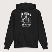 Black Boudica I Don't Back Down - Premium Hoodie - history buff gift by HistoHead