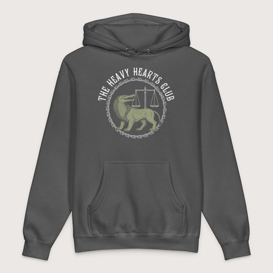 Charcoal Solid The Heavy Hearts Club - Premium Hoodie - history buff gift by HistoHead