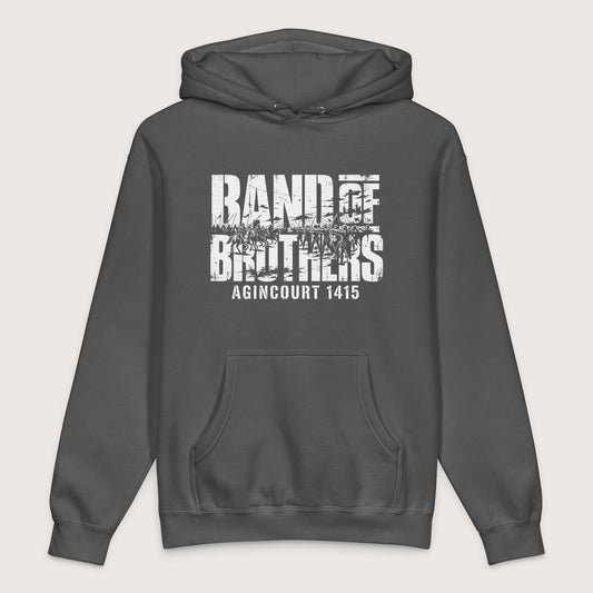 Charcoal Solid Band of Brothers Agincourt 1415 - Premium Hoodie - history buff gift by HistoHead