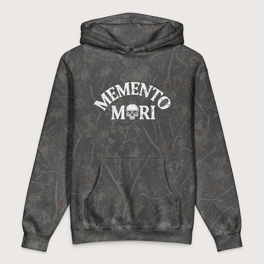 Darkwood Tree Camo Memento Mori - Premium Hoodie - history buff gift by HistoHead