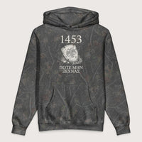 Darkwood Tree Camo 1453 Never Forget - Premium Hoodie - history buff gift by HistoHead