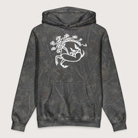 Darkwood Tree Camo Siberian Ice Maiden Deer - Premium Hoodie - history buff gift by HistoHead