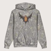 Deadwood Tree Camo Weird Medieval Bat - Premium Hoodie - history buff gift by HistoHead