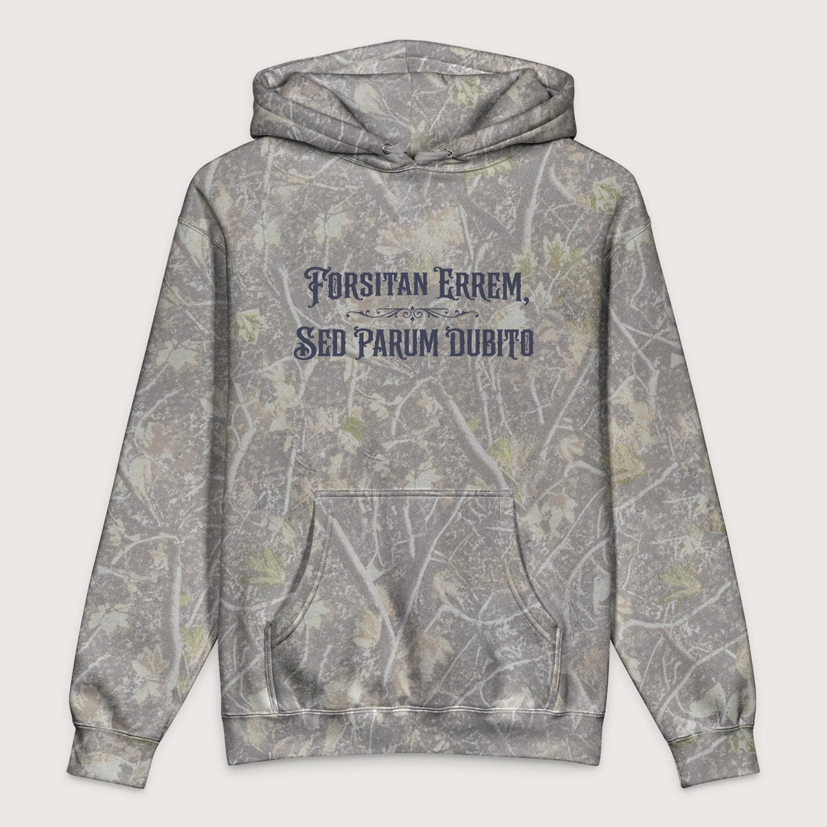 Deadwood Tree Camo I May Be Wrong But I Doubt It in Latin - Premium Hoodie - history buff gift by HistoHead