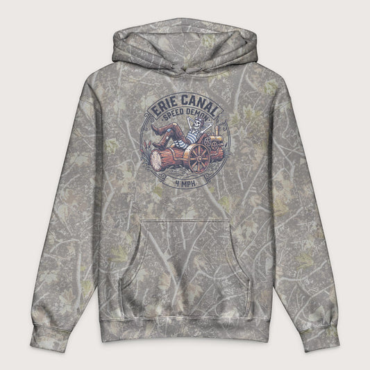 Deadwood Tree Camo Erie Canal Speed Demon - Premium Hoodie - history buff gift by HistoHead