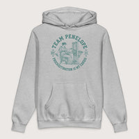 Grey Heather Team Penelope Procrastination - Premium Hoodie - history buff gift by HistoHead