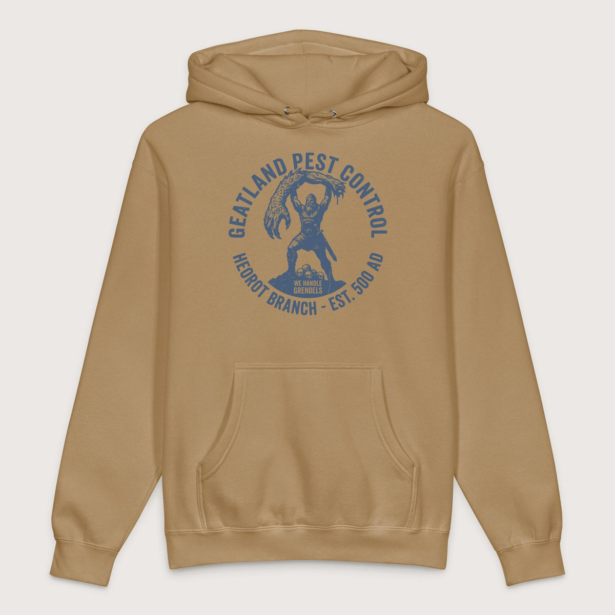 Sandstone Geatland Pest Control - Premium Hoodie - history buff gift by HistoHead