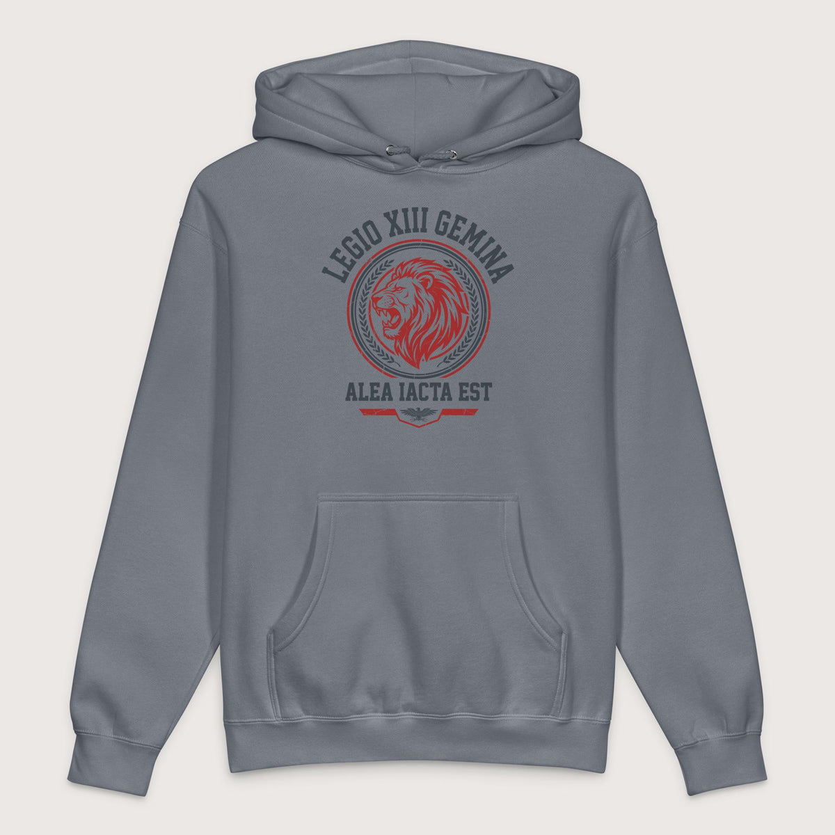 Storm Blue Legio XIII Gemina Alea Iacta Est - Premium Hoodie - history buff gift by HistoHead