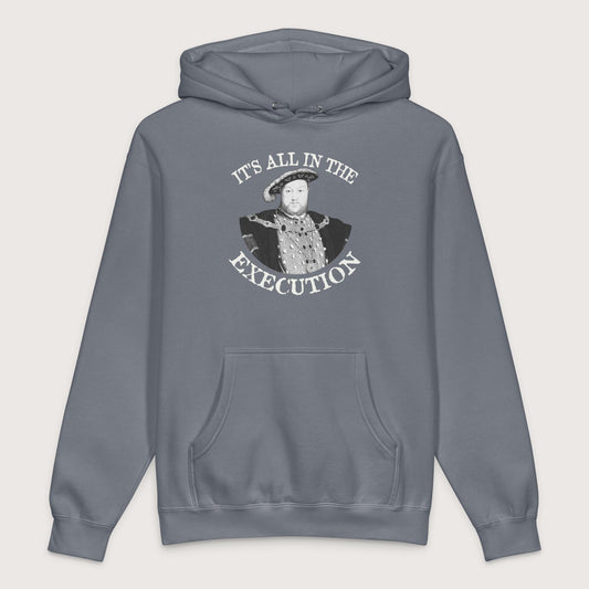Storm Blue Henry VIII Execution - Premium Hoodie - history buff gift by HistoHead