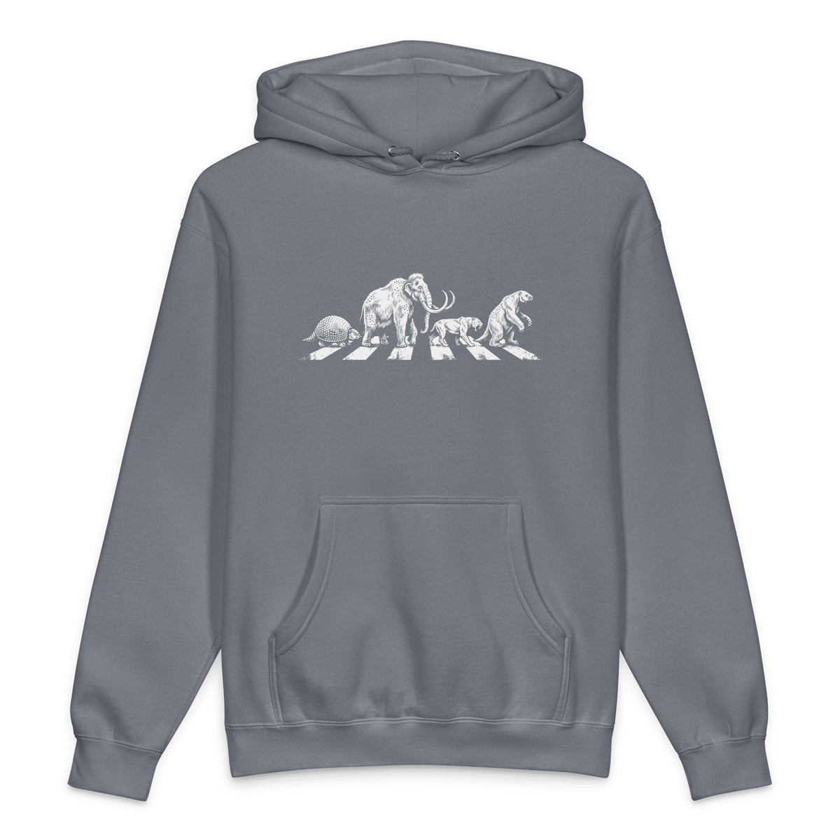 Storm Blue Pleistocene Road - Premium Hoodie - history buff gift by HistoHead
