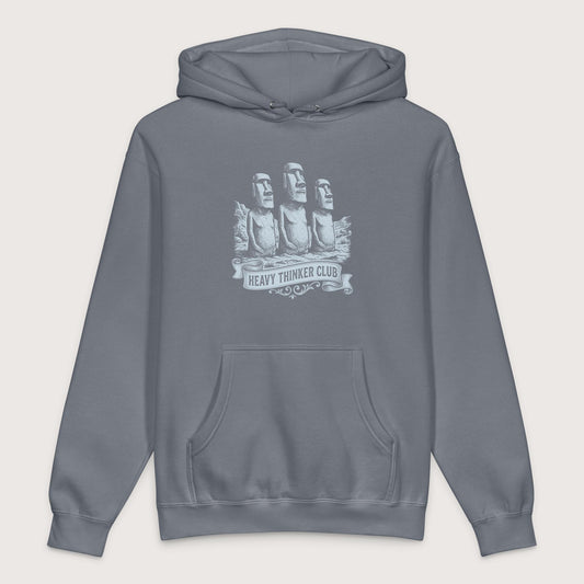 Storm Blue Heavy Thinker Club - Premium Hoodie - history buff gift by HistoHead