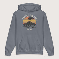 Storm Blue Pompeii Fun Run Retro - Premium Hoodie - history buff gift by HistoHead