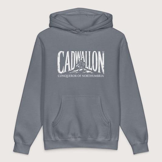 Storm Blue Cadwallon Conqueror of Northumbria - Premium Hoodie - history buff gift by HistoHead