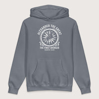 Storm Blue Alexander the Great First Avenger - Premium Hoodie - history buff gift by HistoHead