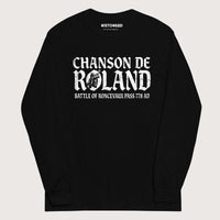 Black Chanson de Roland Battle of Roncevaux - Long Sleeve - history buff gift by HistoHead