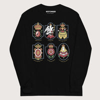 Black Six Wives Badges - Long Sleeve - history buff gift by HistoHead
