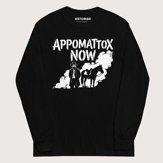 Black Appomattox Now - Long Sleeve - history buff gift by HistoHead